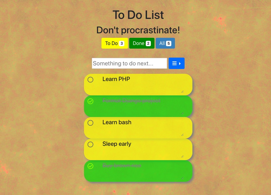 Todo List